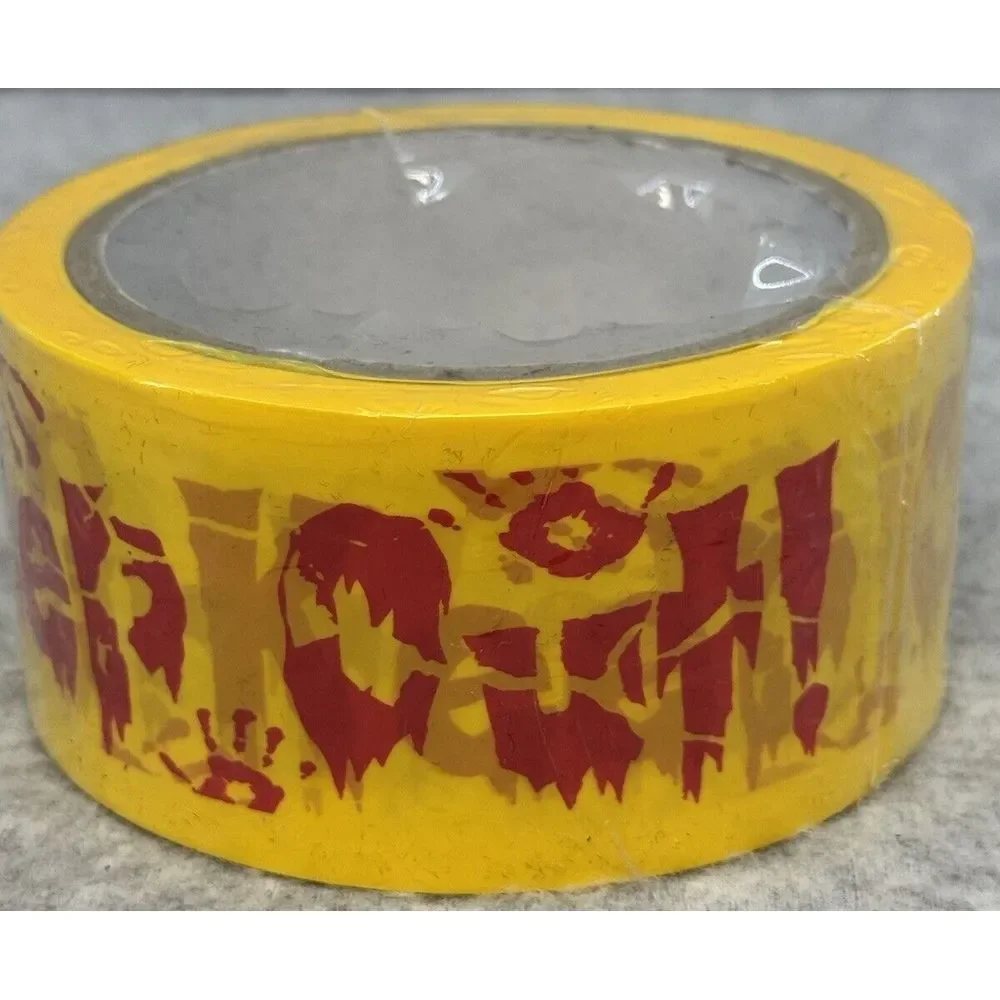 Haunted Keep Out Halloween Props Warning Sign Danger Tape Halloween Decoration